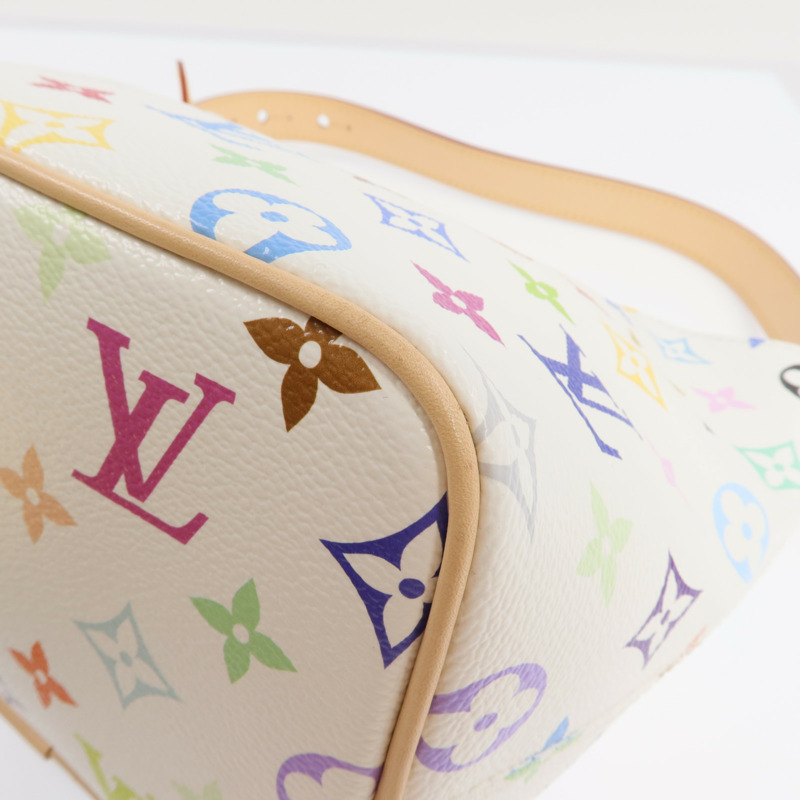LOUIS VUITTON Monogram Multicolore LV x TM All In BB金扣手挽肩背兩用袋-12