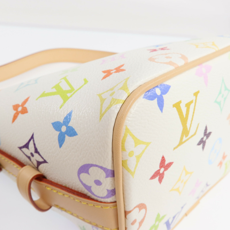 LOUIS VUITTON Monogram Multicolore LV x TM All In BB金扣手挽肩背兩用袋-13