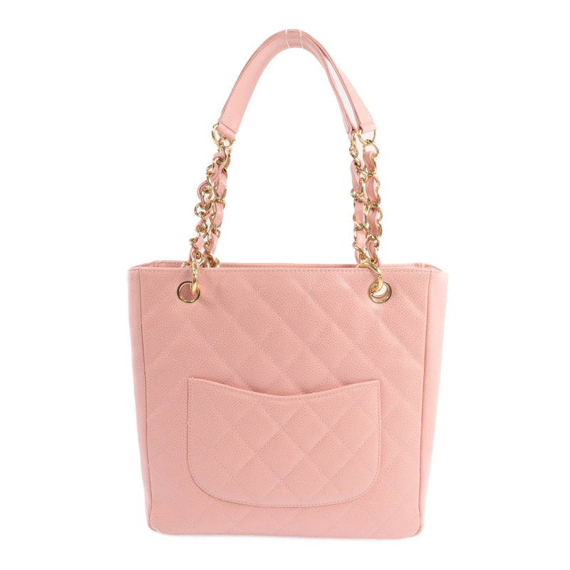 CHANEL PST Petite Shopping Tote Bag金扣鏈帶肩背袋-2