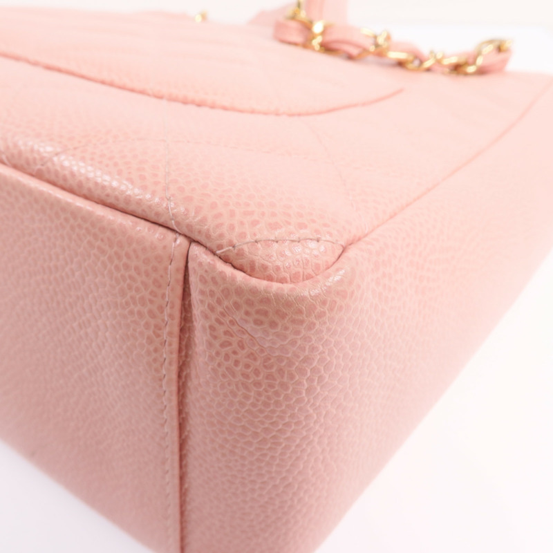 CHANEL PST Petite Shopping Tote Bag金扣鏈帶肩背袋-12