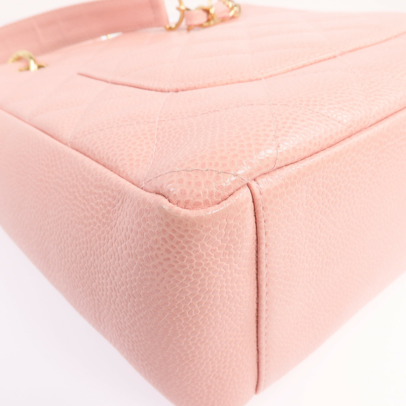 CHANEL PST Petite Shopping Tote Bag金扣鏈帶肩背袋-13