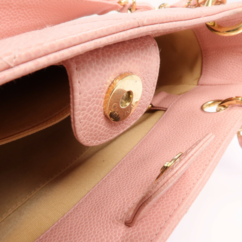 CHANEL PST Petite Shopping Tote Bag金扣鏈帶肩背袋-15