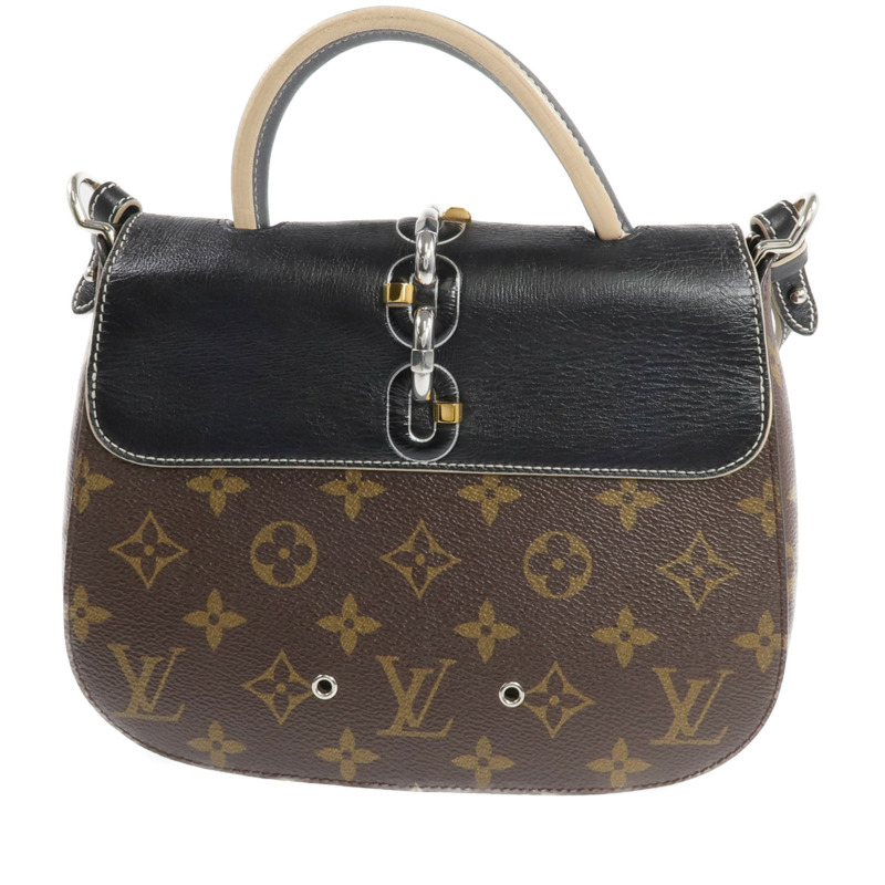 LOUIS VUITTON Monogram Chain It 銀扣手挽肩背兩用袋-2
