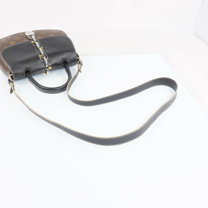 LOUIS VUITTON Monogram Chain It 銀扣手挽肩背兩用袋-7