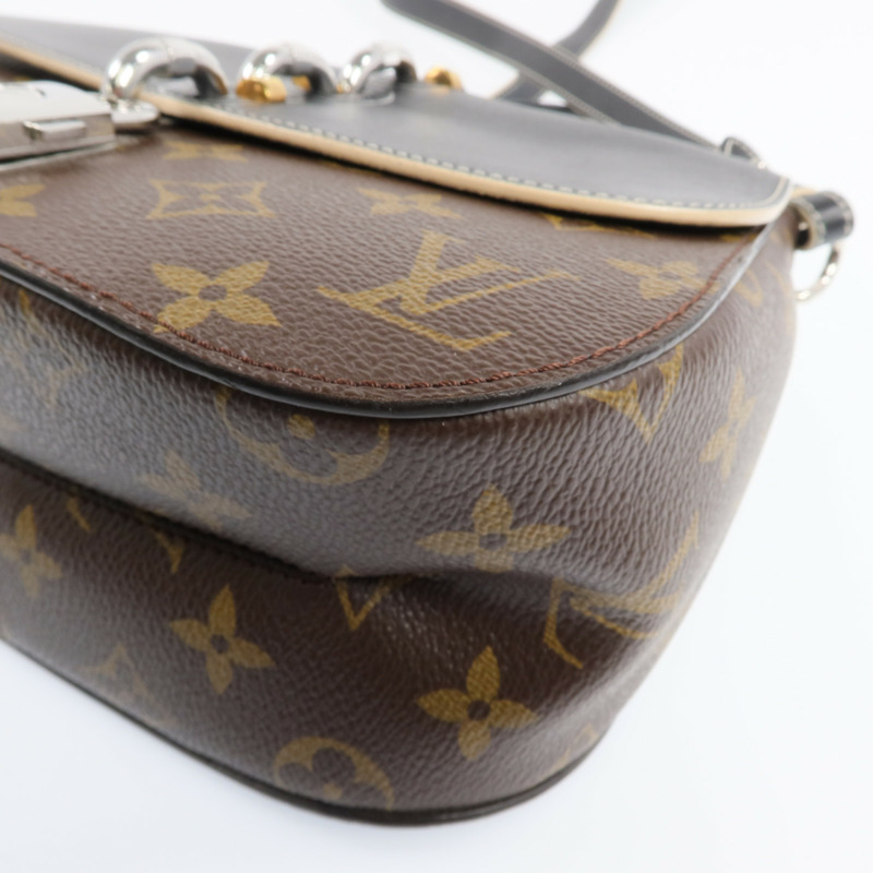 LOUIS VUITTON Monogram Chain It 銀扣手挽肩背兩用袋-8