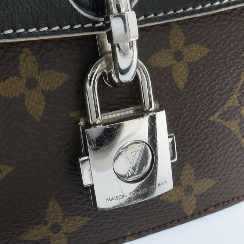 LOUIS VUITTON Monogram Chain It 銀扣手挽肩背兩用袋-12