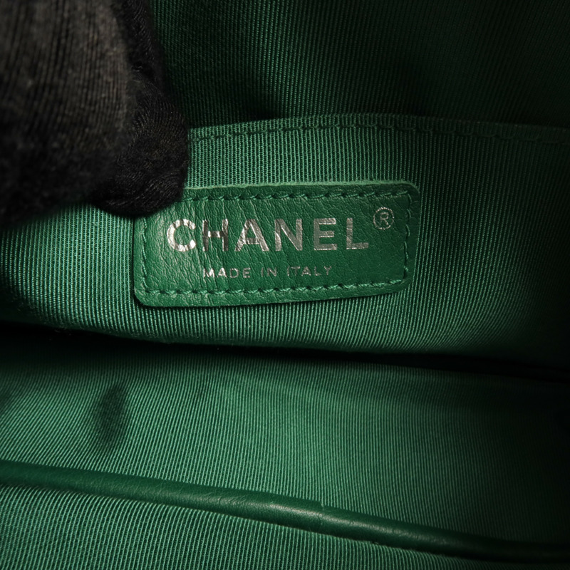 CHANEL 羊皮皮革Camera Bag銀扣鏈帶肩背袋-5