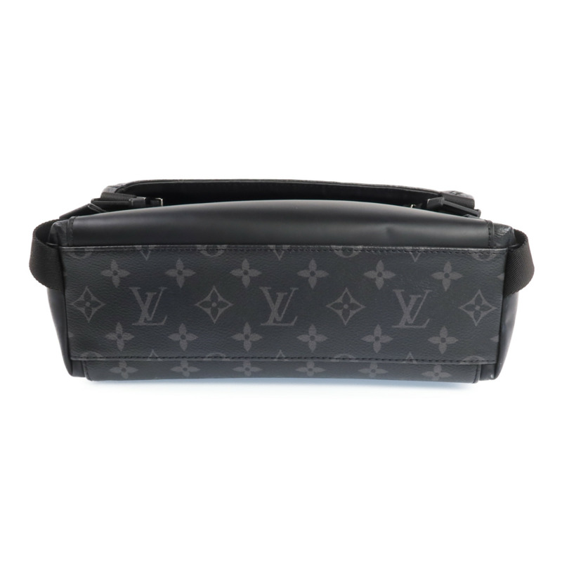 LOUIS VUITTON Monogram Eclipse Messenger PM Voyager銀扣肩背袋-3