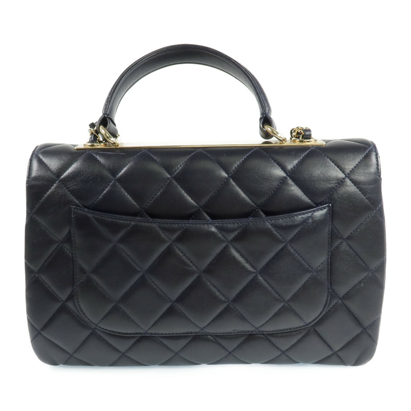 CHANEL 羊皮皮革Trendy CC金扣鏈帶肩背袋-2