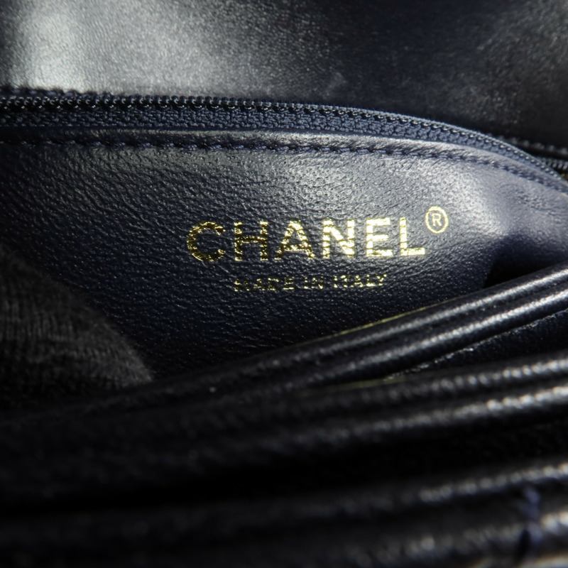 CHANEL 羊皮皮革Trendy CC金扣鏈帶肩背袋-5