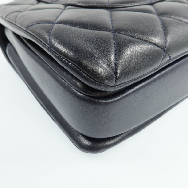 CHANEL 羊皮皮革Trendy CC金扣鏈帶肩背袋-13