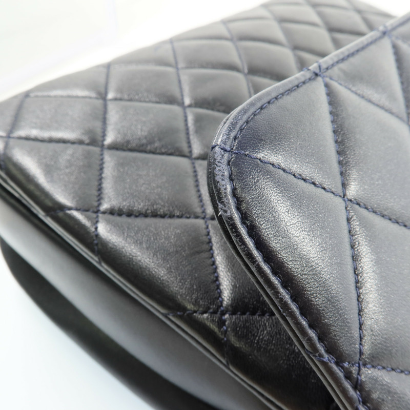 CHANEL 羊皮皮革Trendy CC金扣鏈帶肩背袋-18