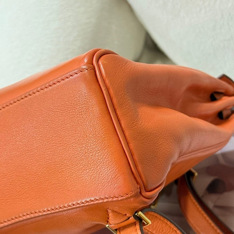 Hermes • Kelly Ado 火焰橙 Swift皮 金釦-13