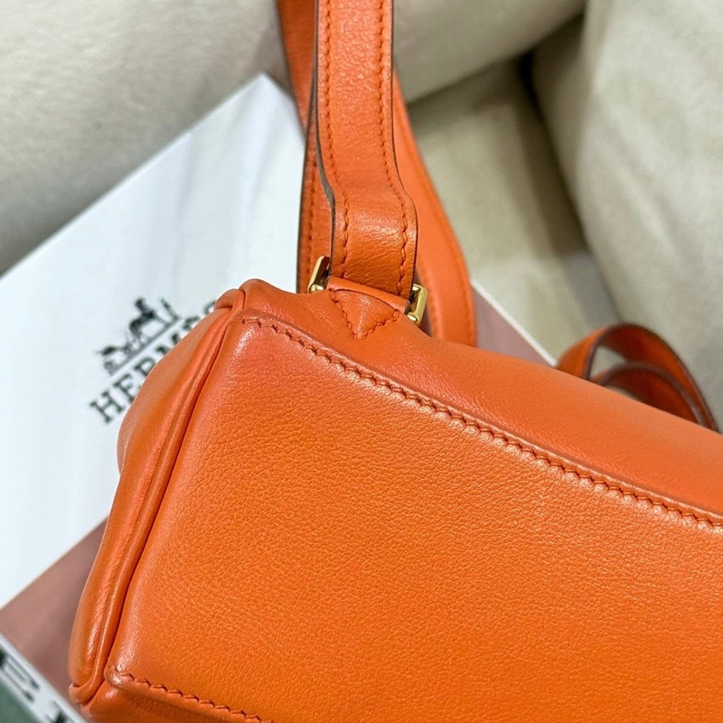 Hermes • Kelly Ado 火焰橙 Swift皮 金釦-18
