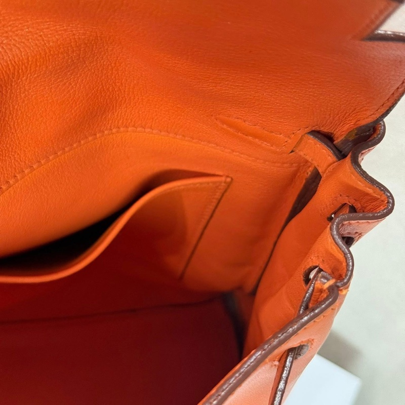 Hermes • Kelly Ado 火焰橙 Swift皮 金釦-26