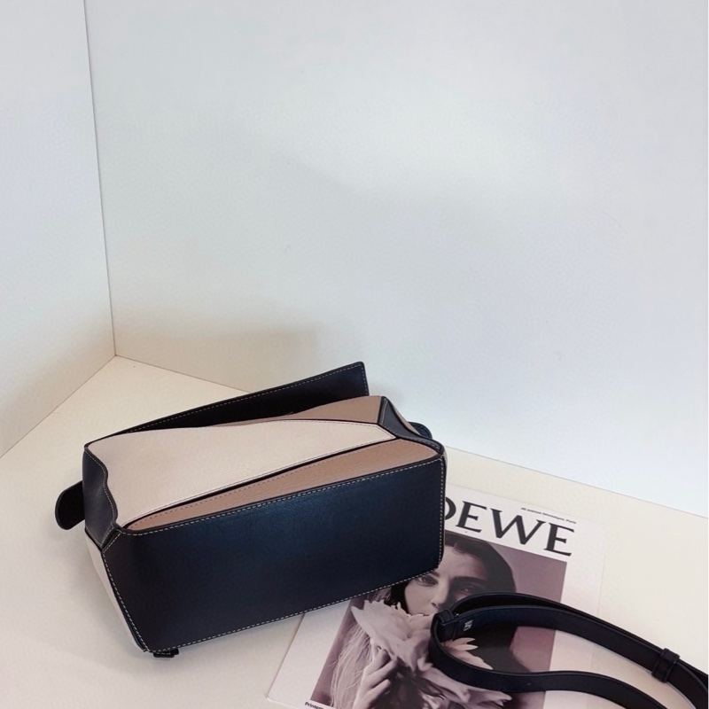 Loewe羅意威 三拼色Puzzle百變幾何包 小號-5
