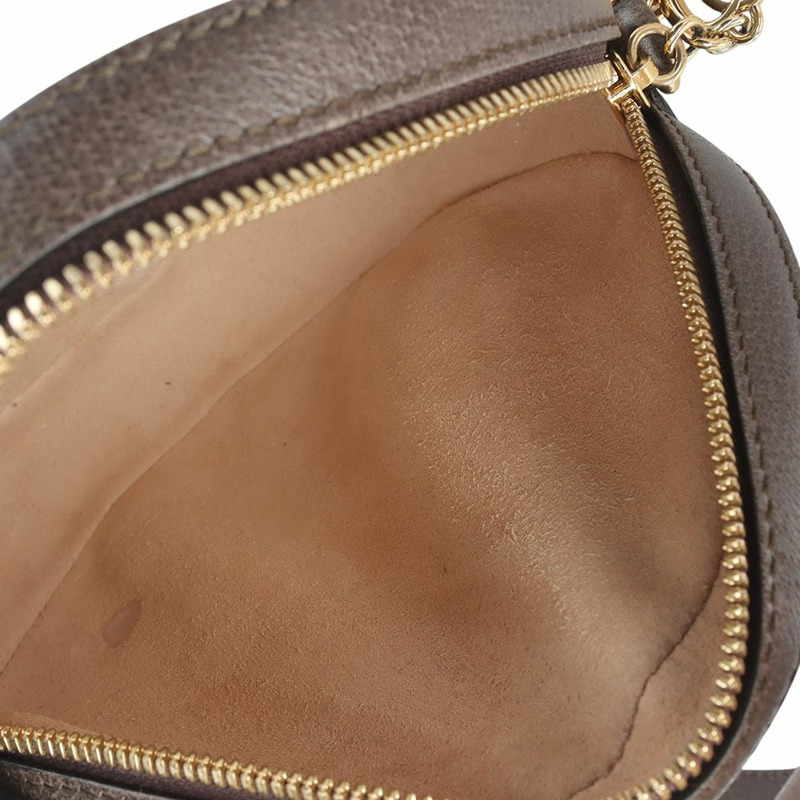 【包稅】GUCCI 550618 GG Supreme Ophidia 迷你 GG 圓形斜背包 34677--6