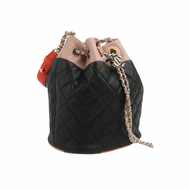 【包稅】CHANEL A93730 CC 抽繩水桶包 34681--1