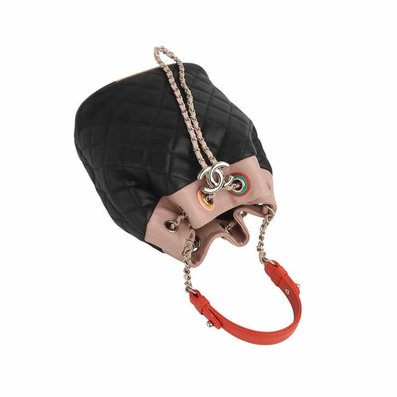 【包稅】CHANEL A93730 CC 抽繩水桶包 34681--3