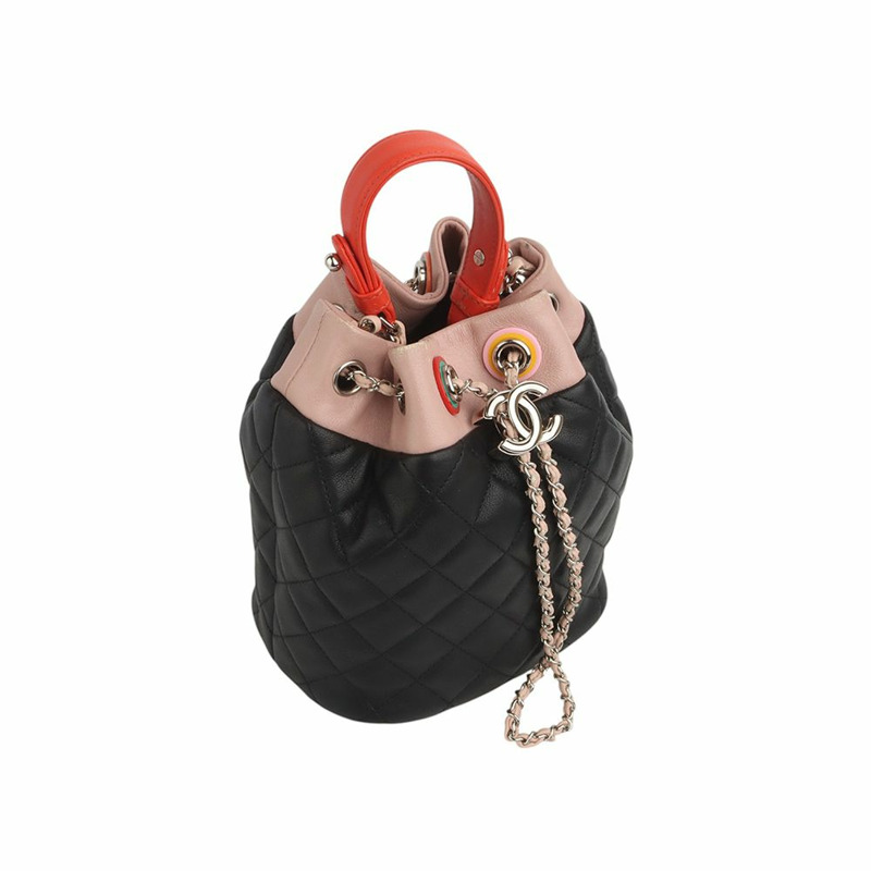 【包稅】CHANEL A93730 CC 抽繩水桶包 34681--7