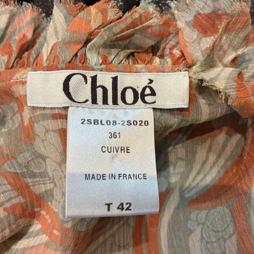 《新歡舊愛》正品非常美chloe宮廷風非常有女人味的七分袖絲質罩衫外套42-2