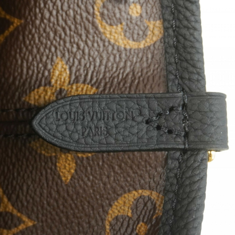路易威登 Monogram Neverfull Inside Out BB 手提包 M12099 黑色/棕色 女士兩用包 P2038206-4