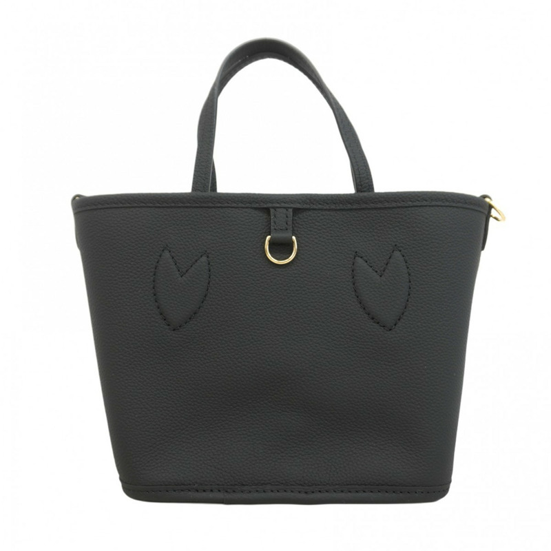 路易威登 Monogram Neverfull Inside Out BB 手提包 M12099 黑色/棕色 女士兩用包 P2038206-10