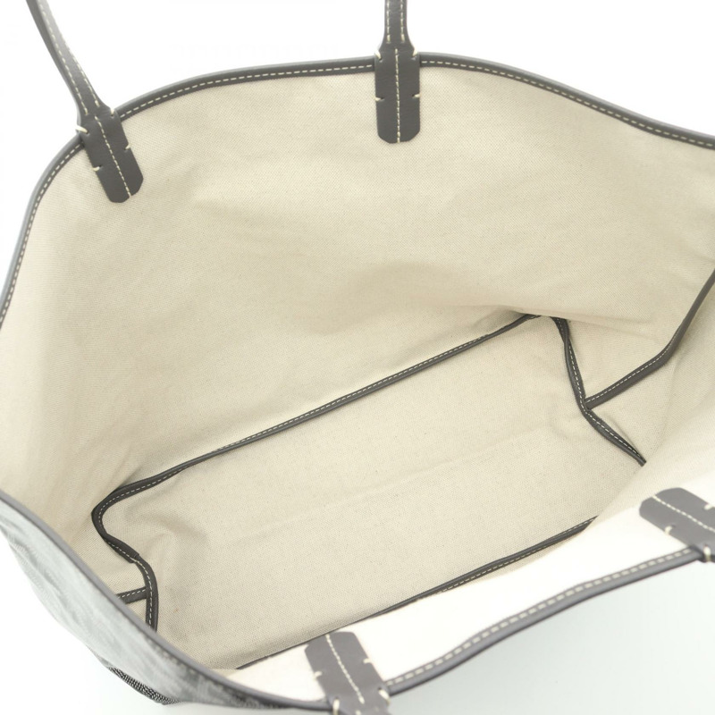 GOYARD Saint Louis PM 手提包 帆布皮革 灰色 多色 二手 女士-2