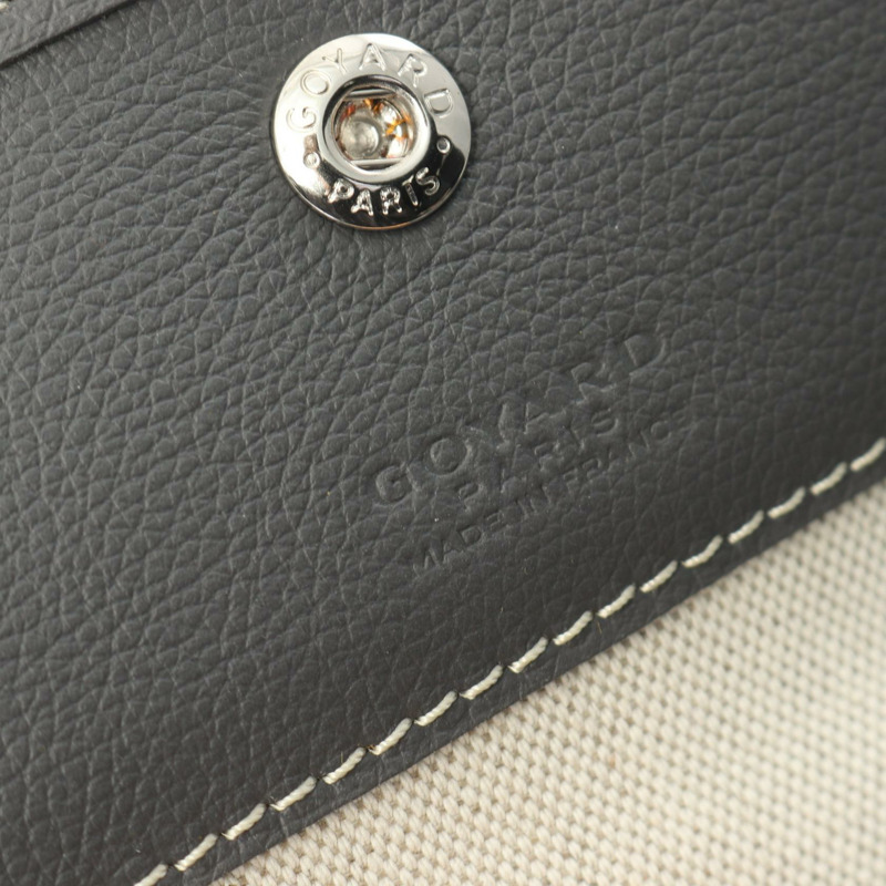 GOYARD Saint Louis PM 手提包 帆布皮革 灰色 多色 二手 女士-3