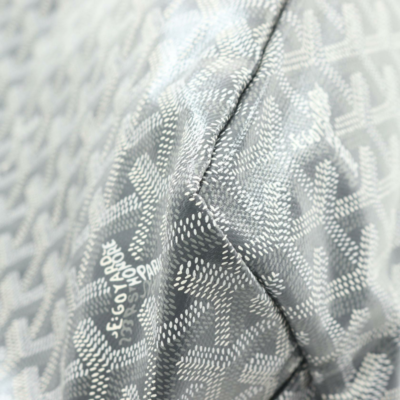GOYARD Saint Louis PM 手提包 帆布皮革 灰色 多色 二手 女士-4
