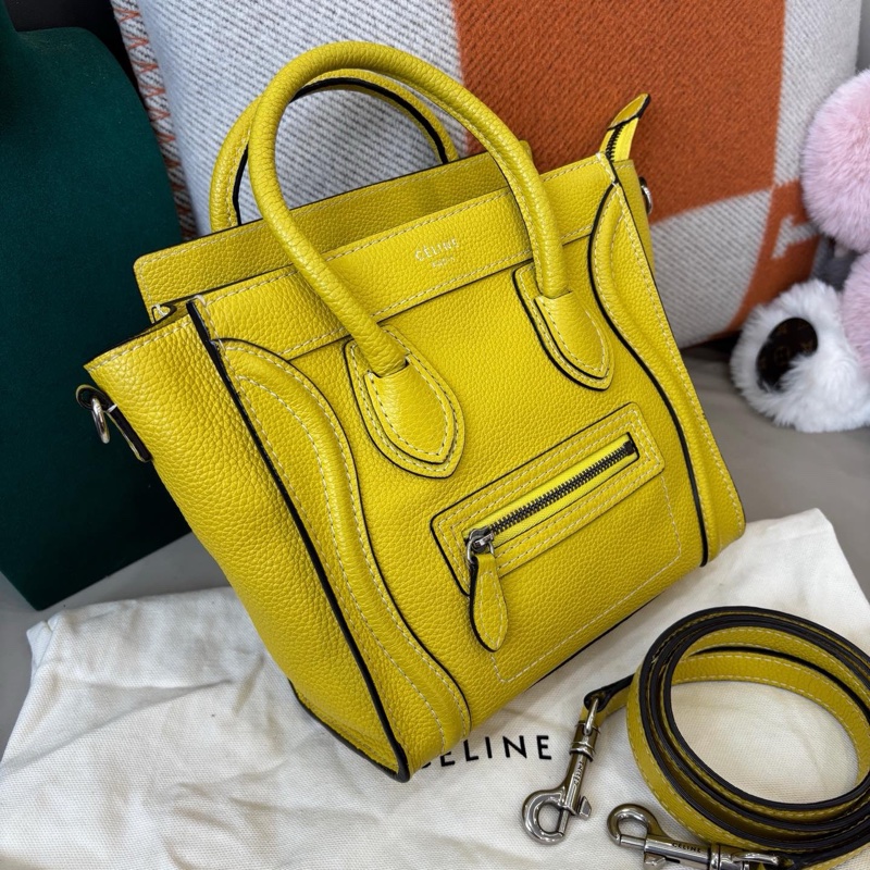 Celine 黃色nano笑臉包-1