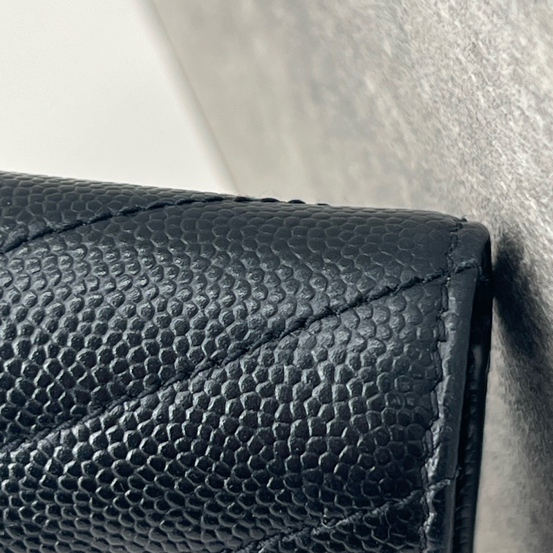 💗香緹國際精品💗 725 YSL 短夾 黑金 魚子醬-2