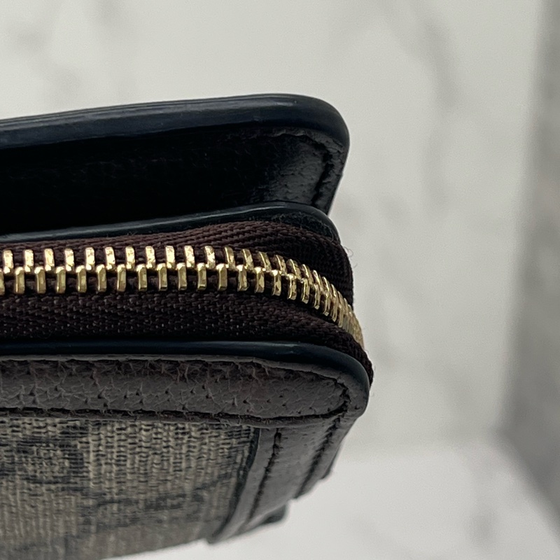 💗香緹國際精品💗 734 Gucci 拉鍊對開短夾-3