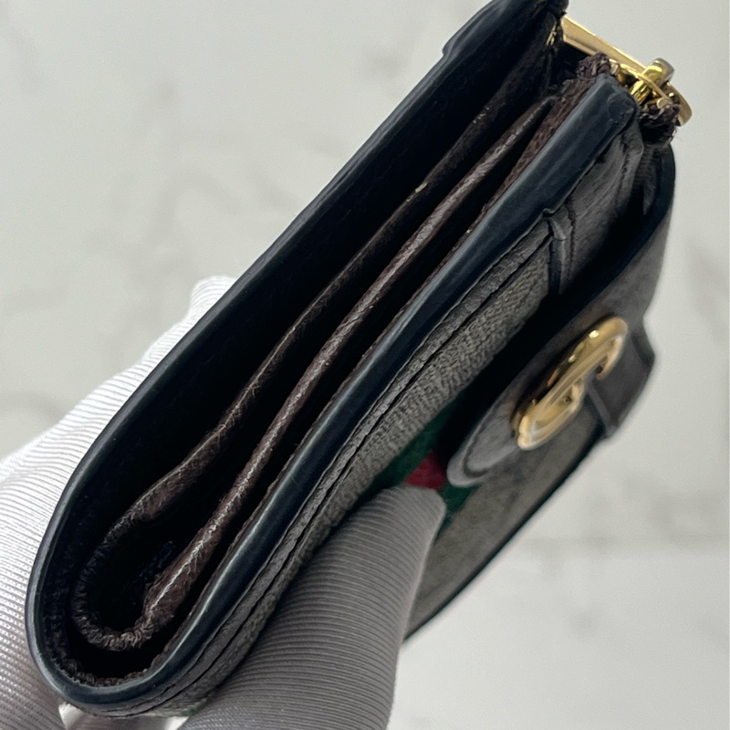 💗香緹國際精品💗 734 Gucci 拉鍊對開短夾-5