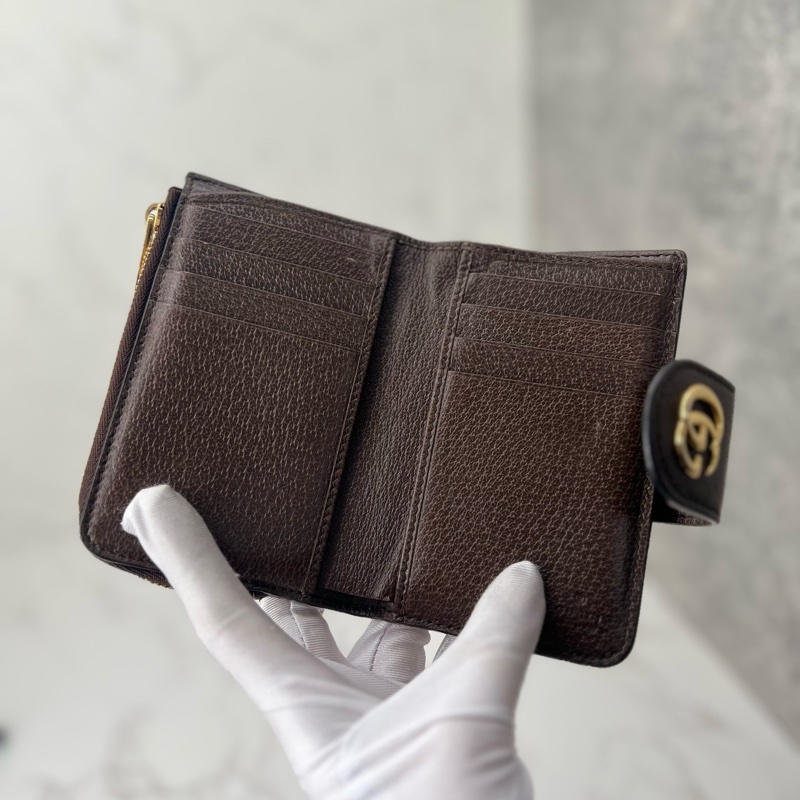 💗香緹國際精品💗 734 Gucci 拉鍊對開短夾-7