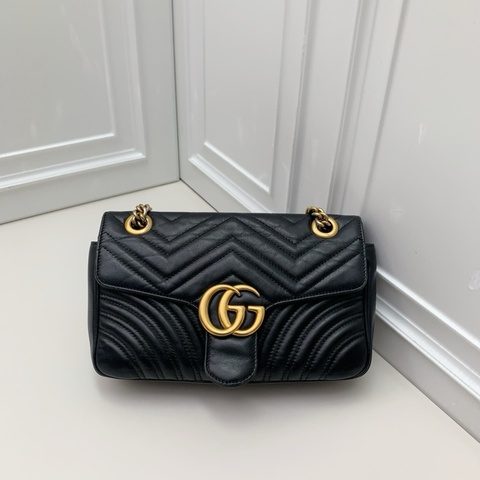 98新Gucci古馳 黑金馬蒙26