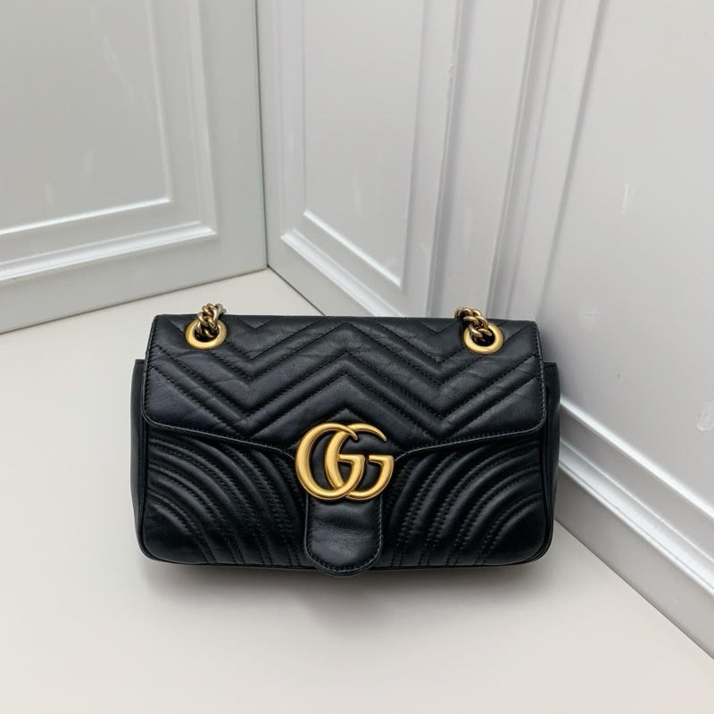98新Gucci古馳 黑金馬蒙26-0