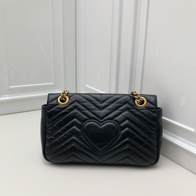 98新Gucci古馳 黑金馬蒙26-1