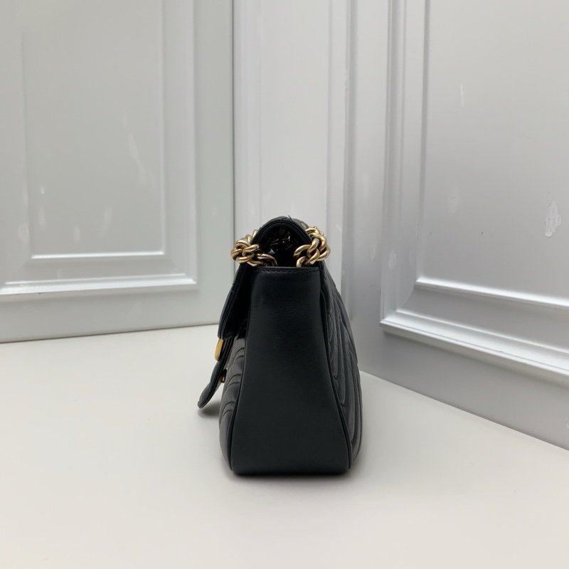 98新Gucci古馳 黑金馬蒙26-2