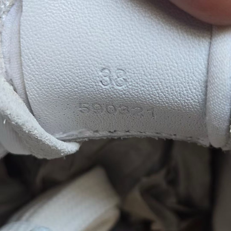 98新LOEWE羅意威 FLOW RUNNER 白灰 38碼 無附件-2