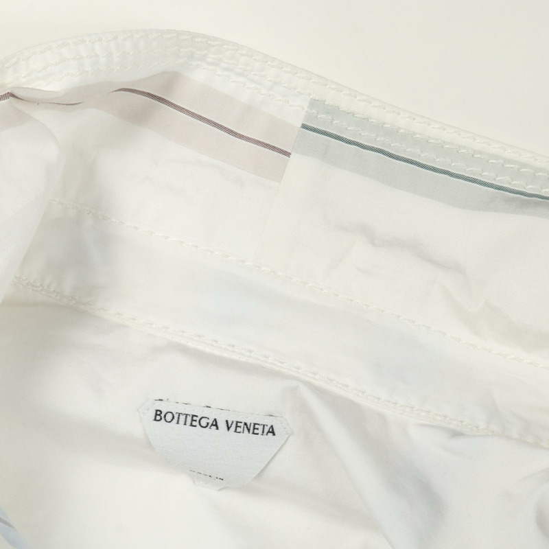 BOTTEGA VENETA 男士襯衫上衣 769403 純棉 白色 多色 二手 男款 40碼-8