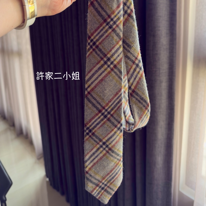 Hermes 全新閒置 羊毛領帶-1