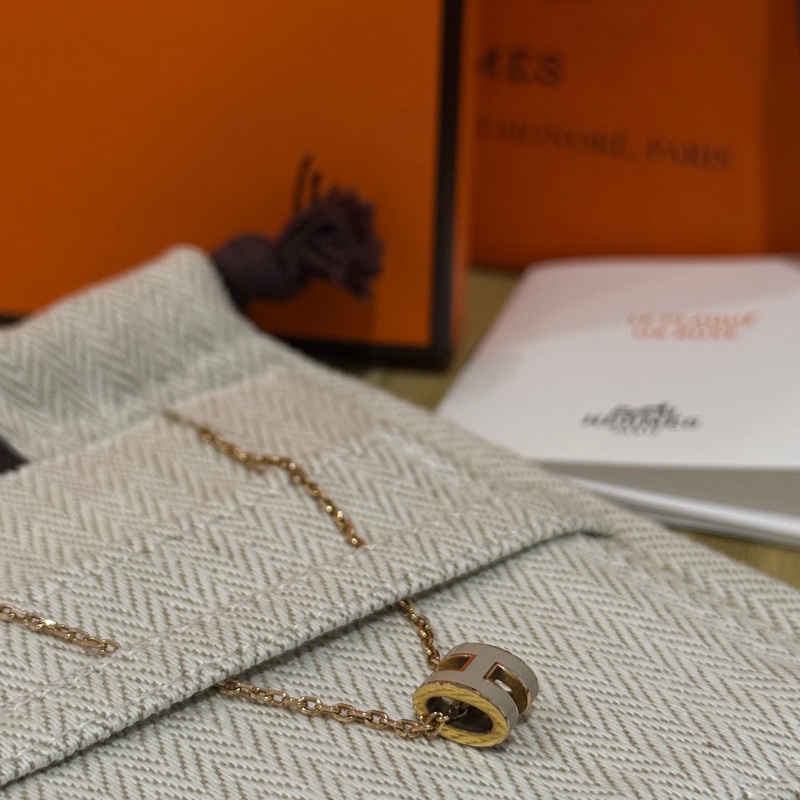 Hermes Mini POP 玫瑰金/奶茶-21