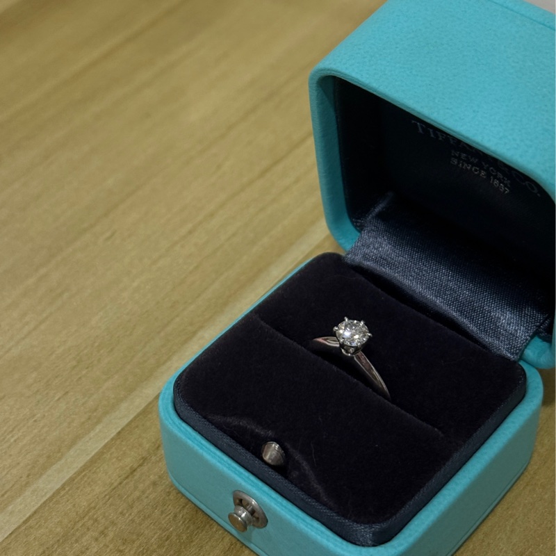 Tiffany Setting 六爪經典鑽戒💍0.46ct-0