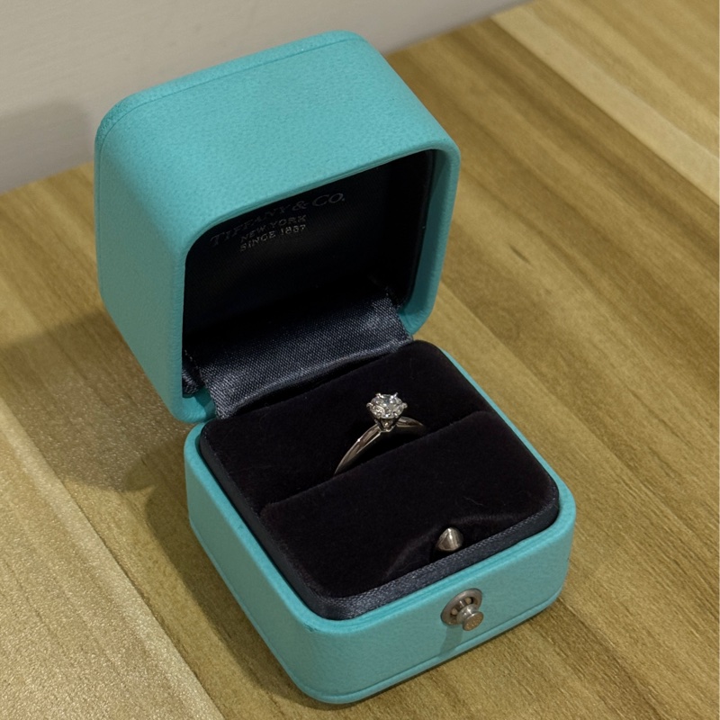 Tiffany Setting 六爪經典鑽戒💍0.46ct-1