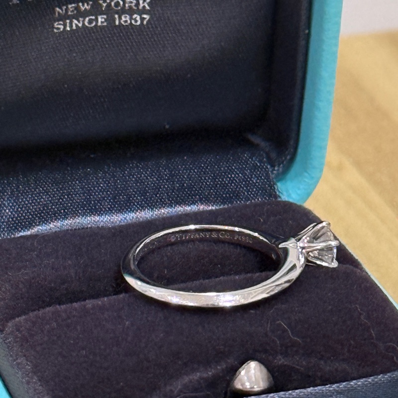 Tiffany Setting 六爪經典鑽戒💍0.46ct-12