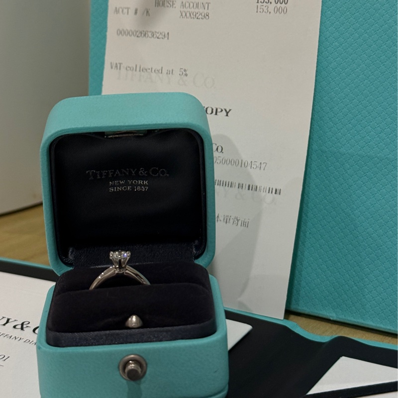 Tiffany Setting 六爪經典鑽戒💍0.46ct-7