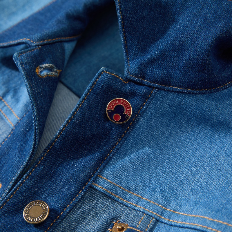 ❤️LV 牛仔外套 精緻紐扣 百搭款式-4