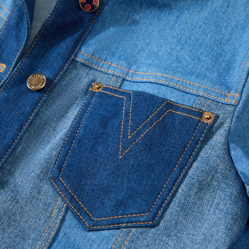 ❤️LV 牛仔外套 精緻紐扣 百搭款式-5