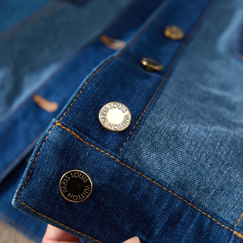 ❤️LV 牛仔外套 精緻紐扣 百搭款式-12